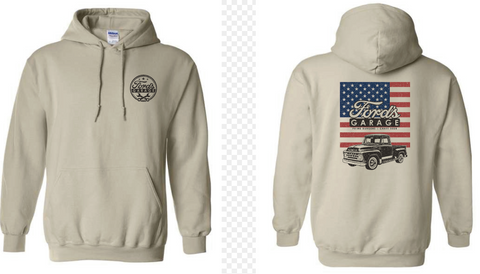FG Vintage F-1 and Flag Hoodie