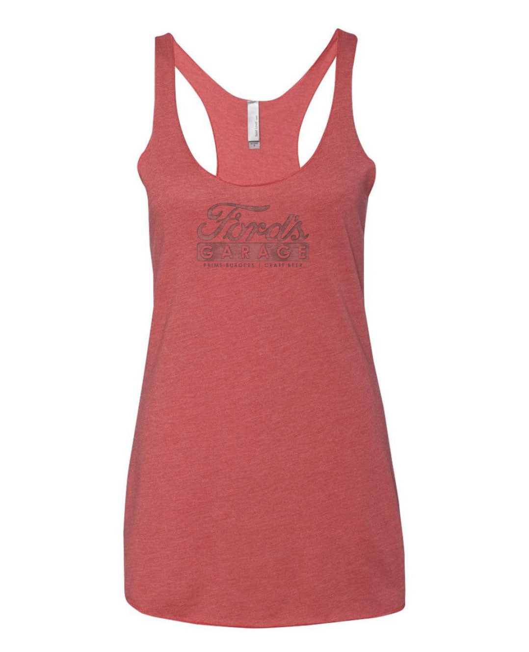 Red Racerback Tank Ladies Vintage Garage Triblend Racerback Tank - Vintage Red ...