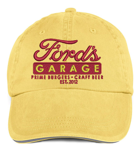 Official Ford's Garage Low-Profile Twill Cap - Sunshine