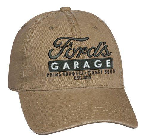 Official Ford's Garage Low-Profile Twill Cap - Taupe