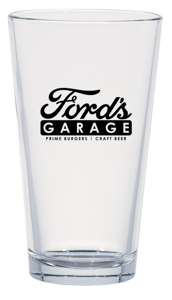 Ford Motor Company Vintage Logo Pint Glass