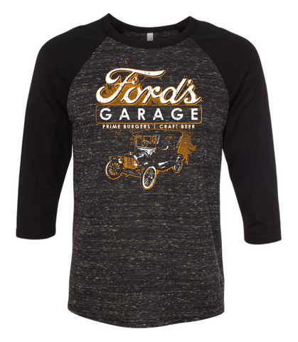 Ford Model T Raglan Baseball T-Shirt